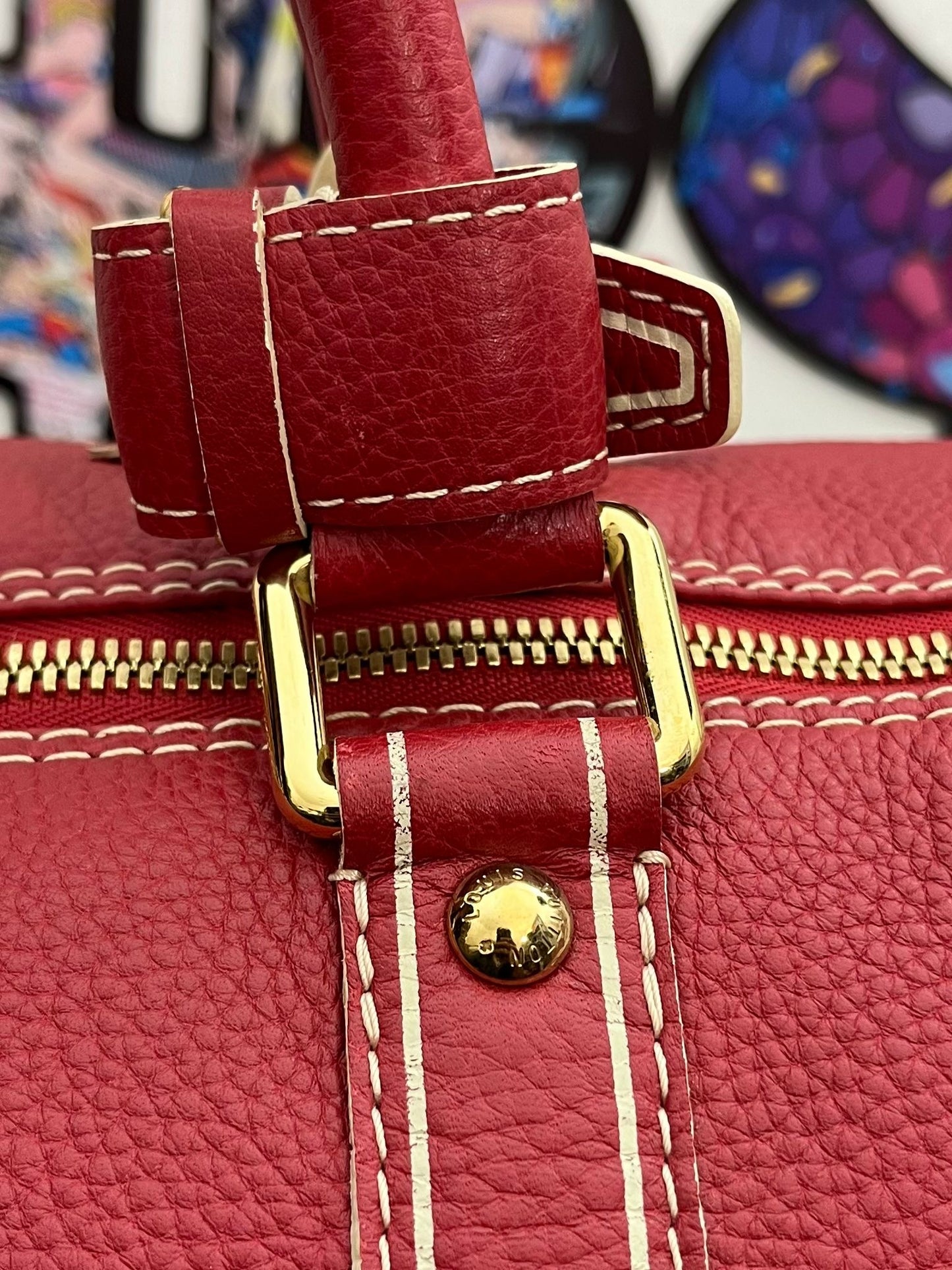 Louis Vuitton Keepall 50 Tobago Leder