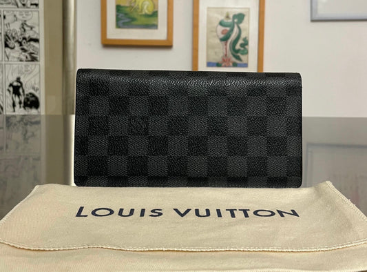 Louis Vuitton Brazza mit Münzfach Damier