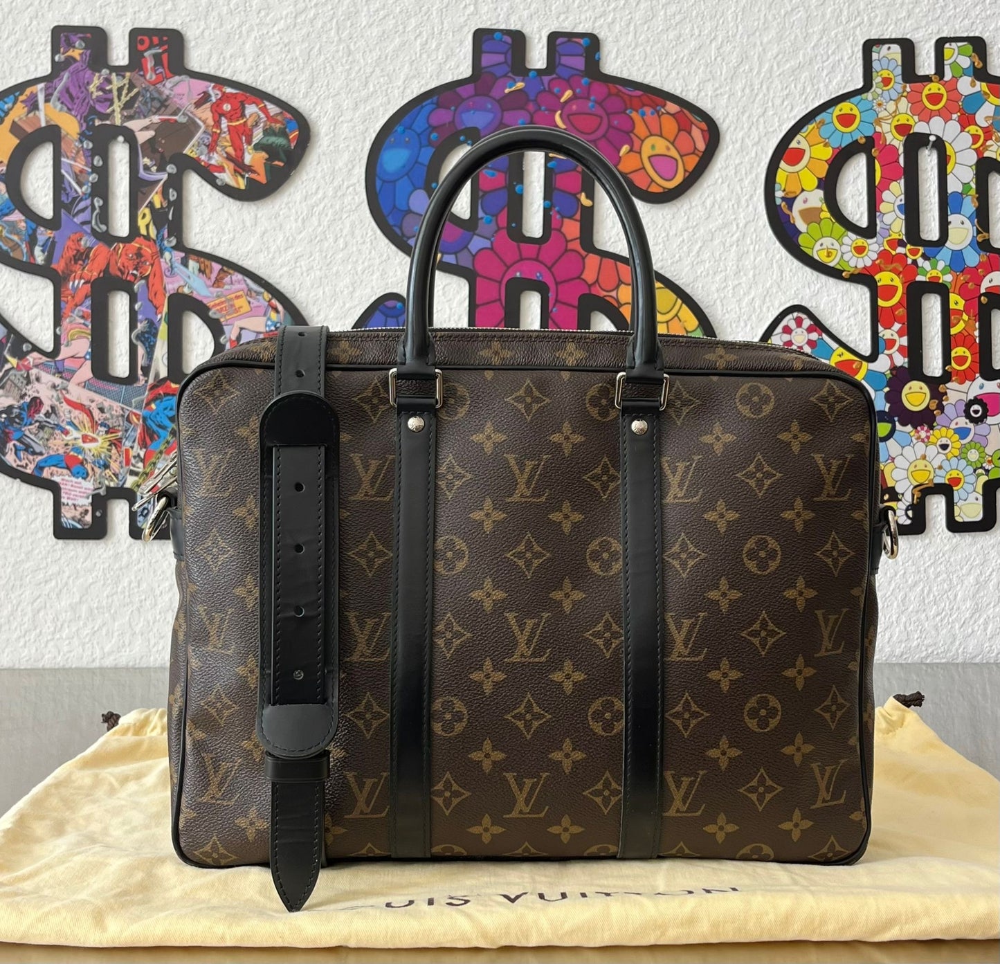 Louis Vuitton Porte-Documents Voyage Macassar