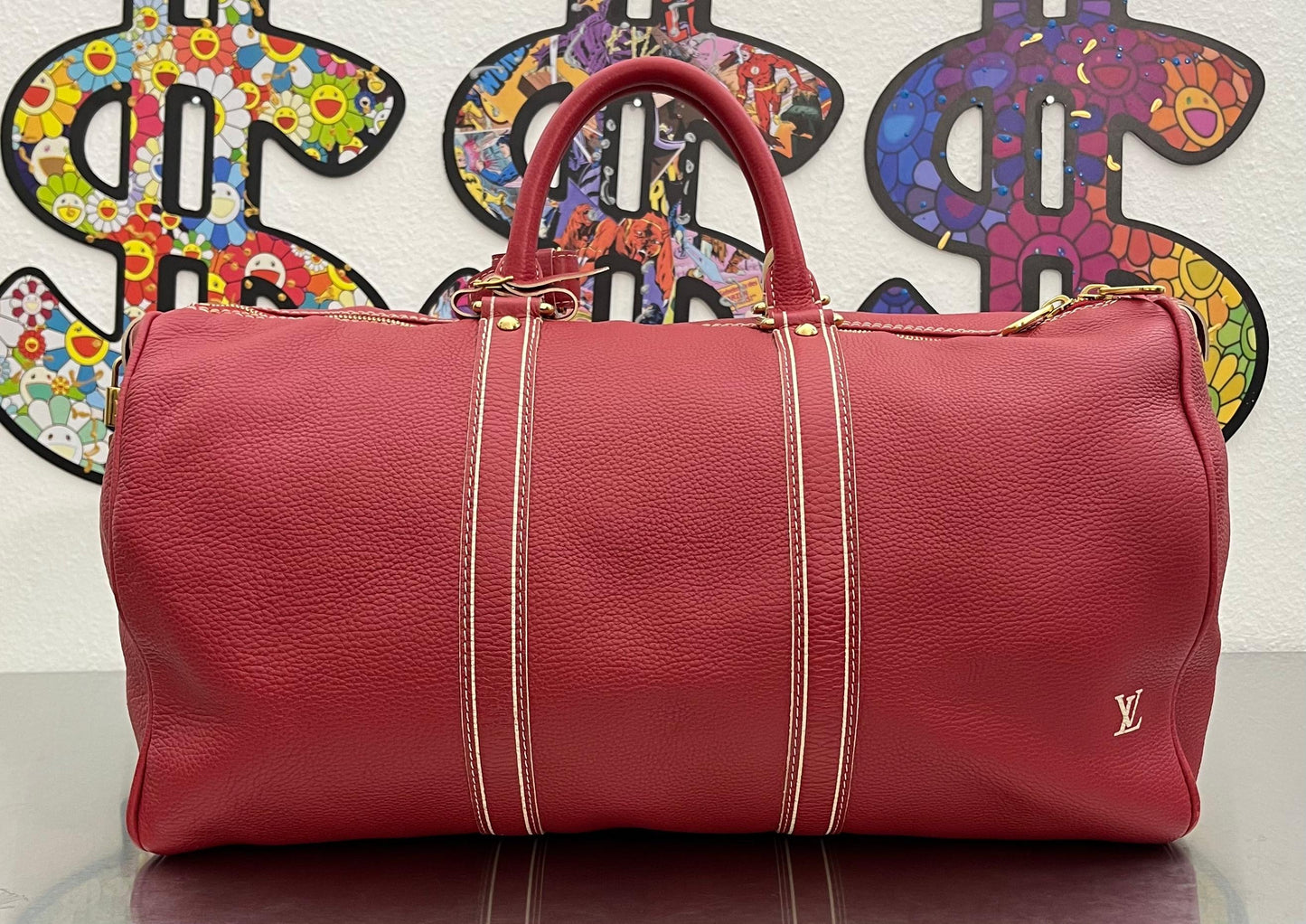 Louis Vuitton Keepall 50 Tobago Leder