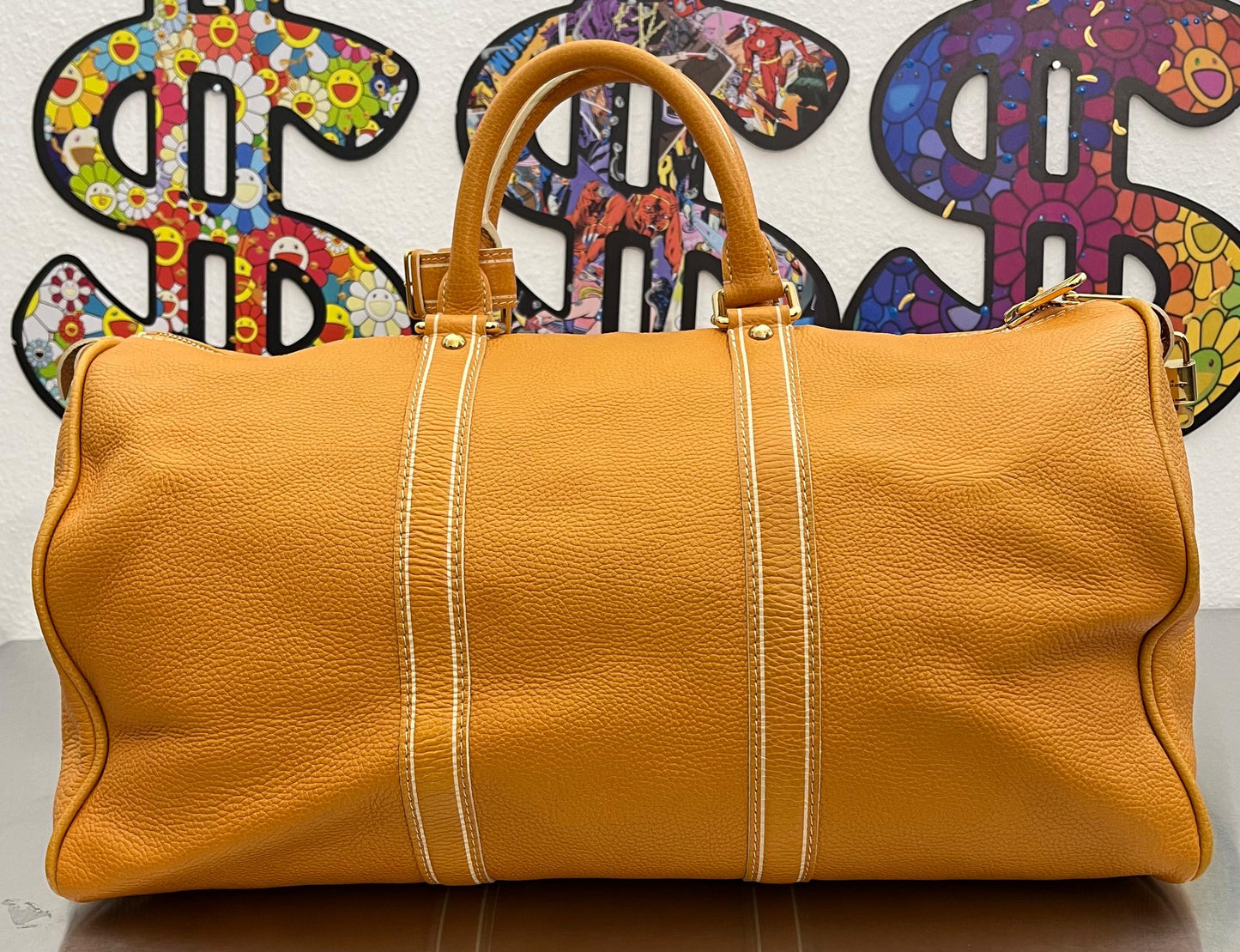 Louis Vuitton Keepall 50 Tobago Leder