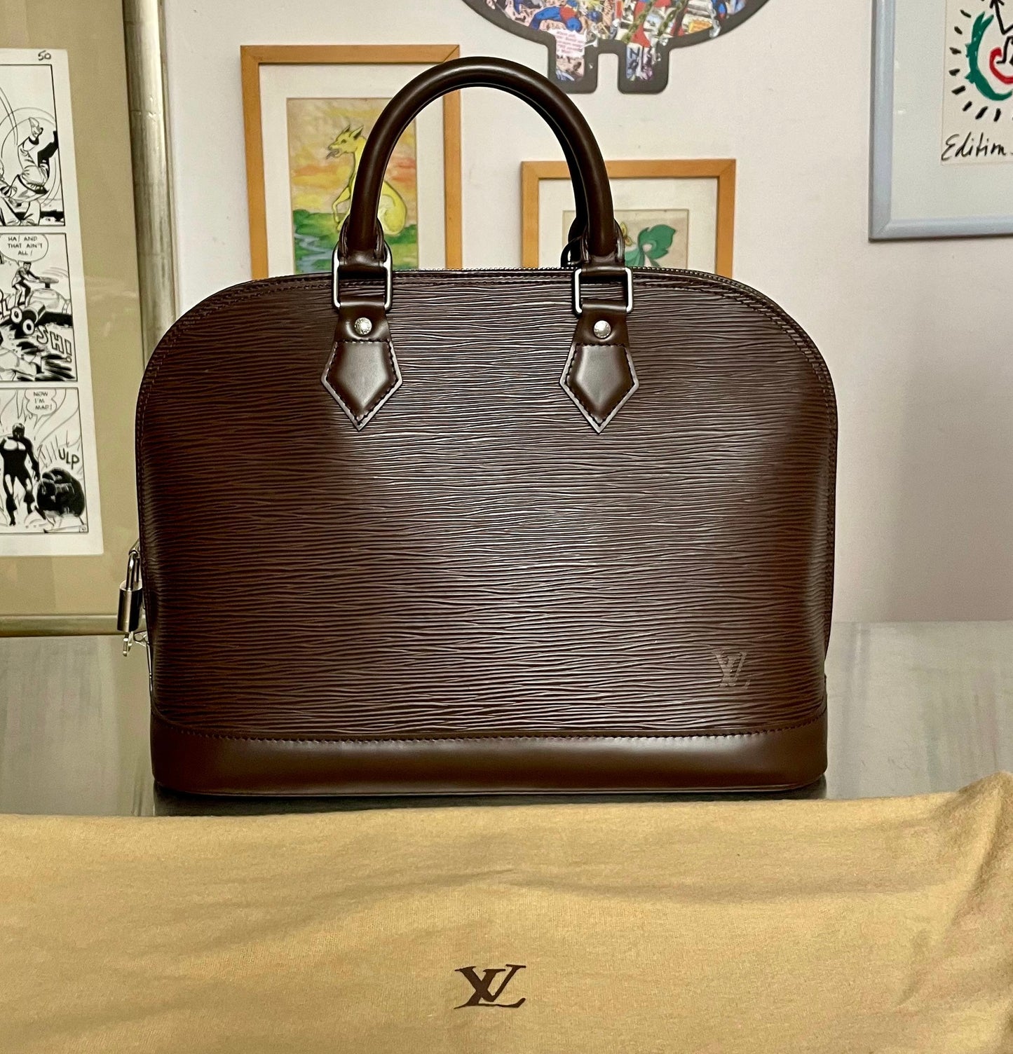 Louis Vuitton Alma PM Epi Mocca