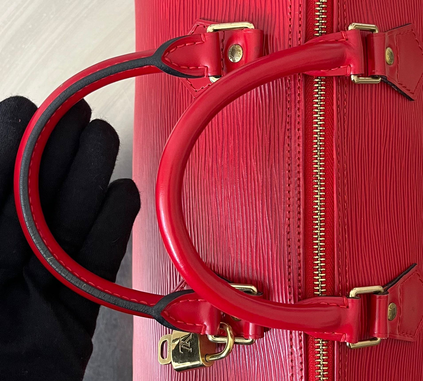 Louis Vuitton Speedy 30 Epi Leder