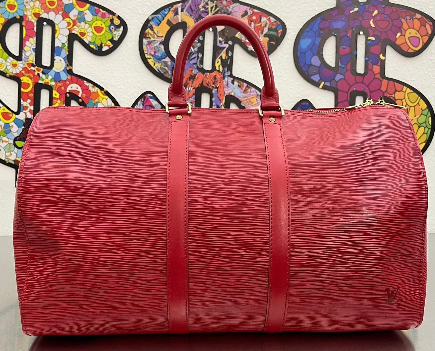 Louis Vuitton Keepall 45 Epi Leder