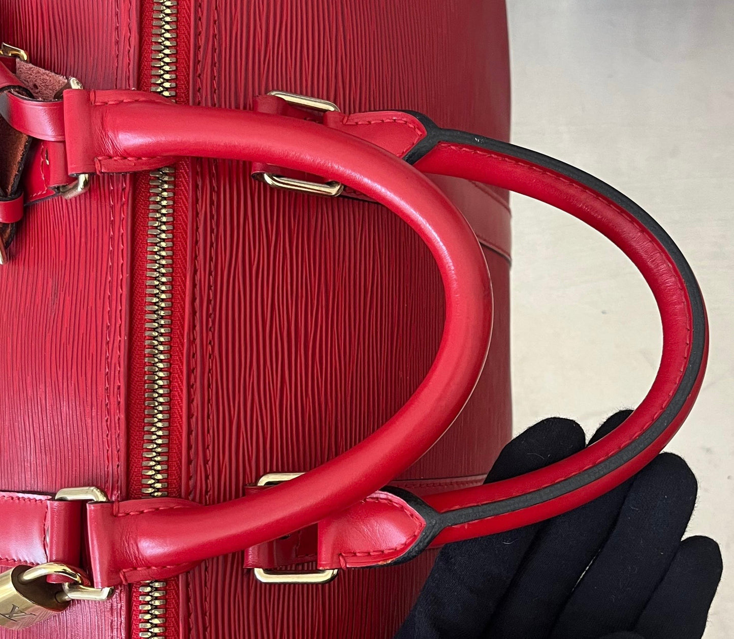 Louis Vuitton Keepall 45 Epi Leder