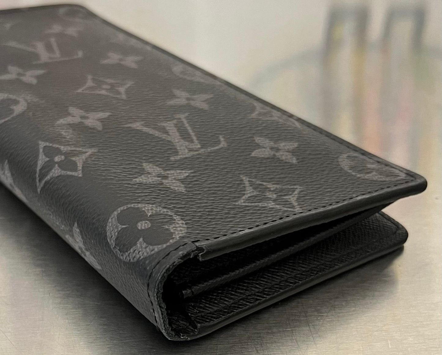 Louis Vuitton Brazza Monogram Eclipse