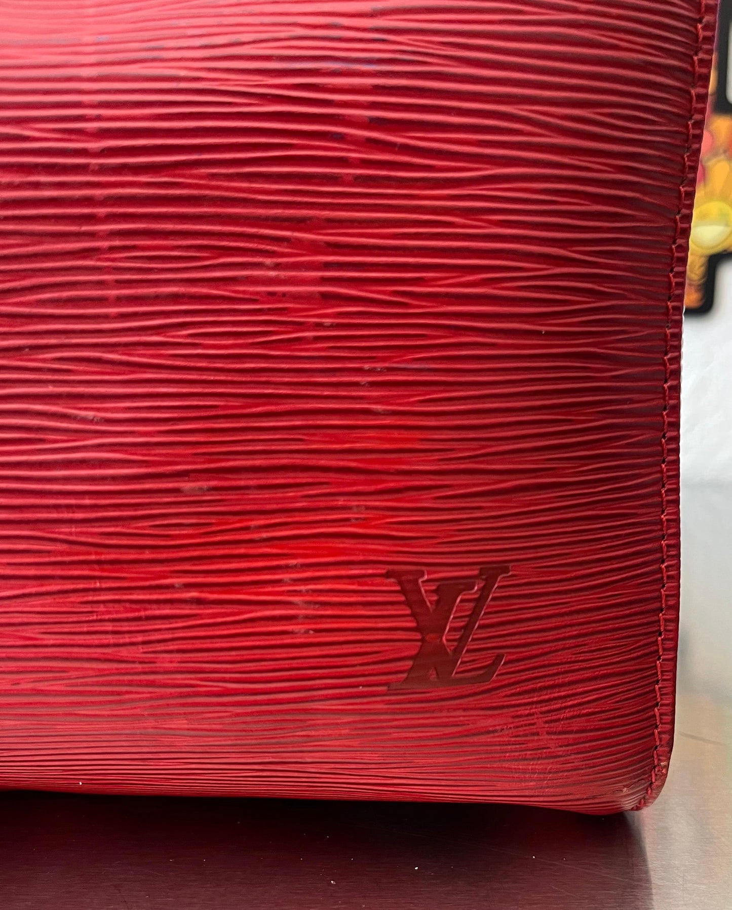 Louis Vuitton Keepall 45 Epi Leder