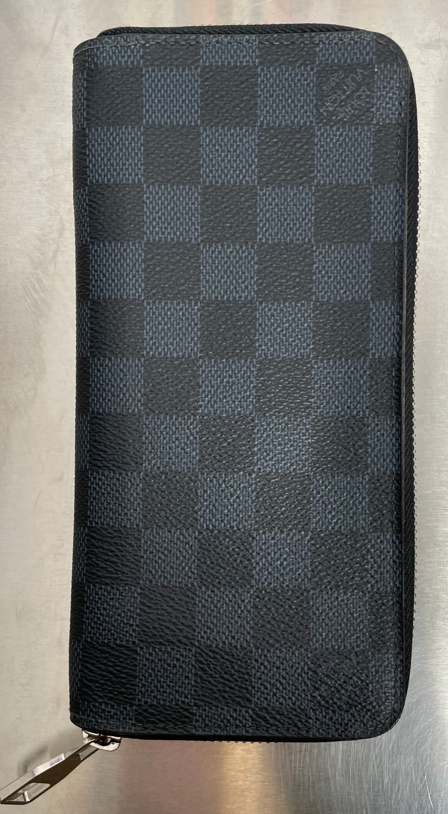 Louis Vuitton Zippy Vertical Damier Cobalt