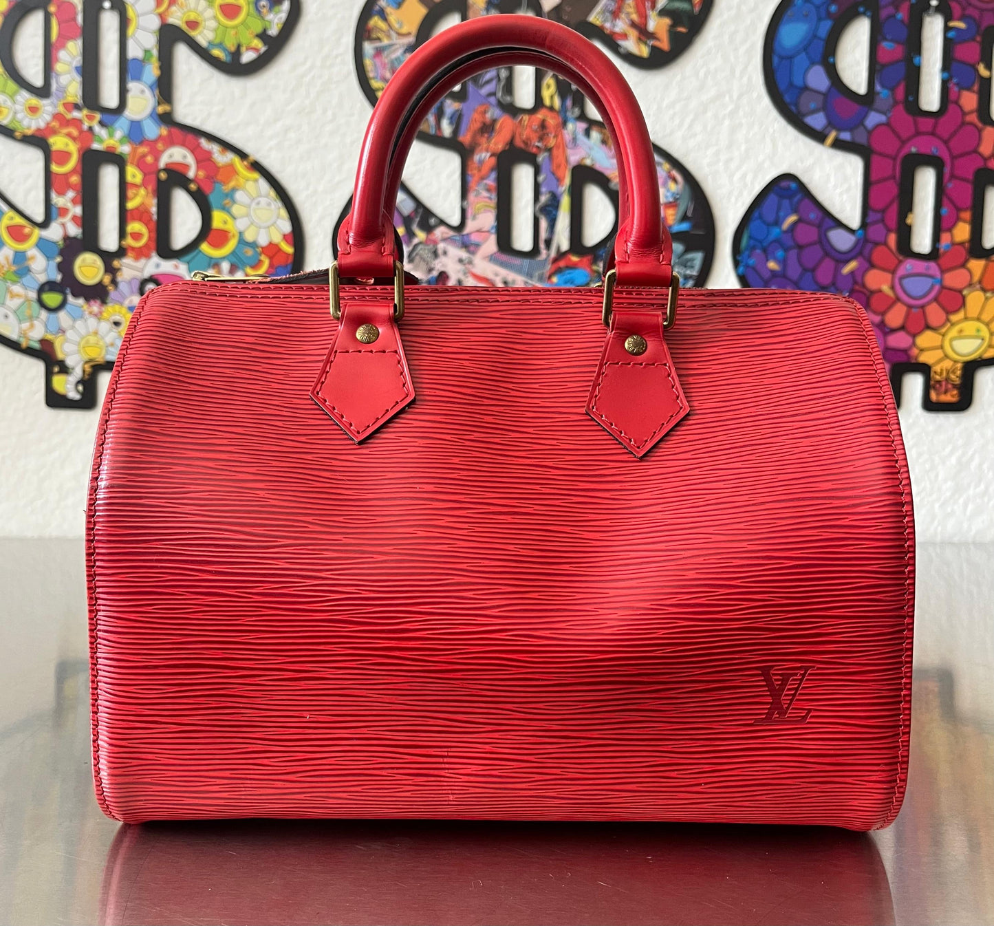 Louis Vuitton Speedy 25 Epi Leder