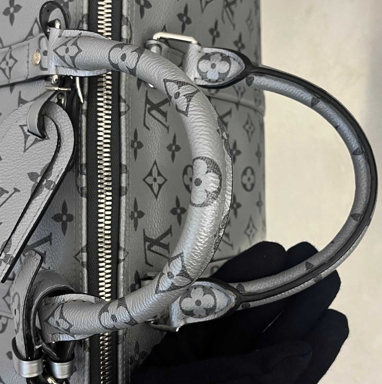 Louis Vuitton Keepall 50 Bandouliere Silver - Limitiertes Modell