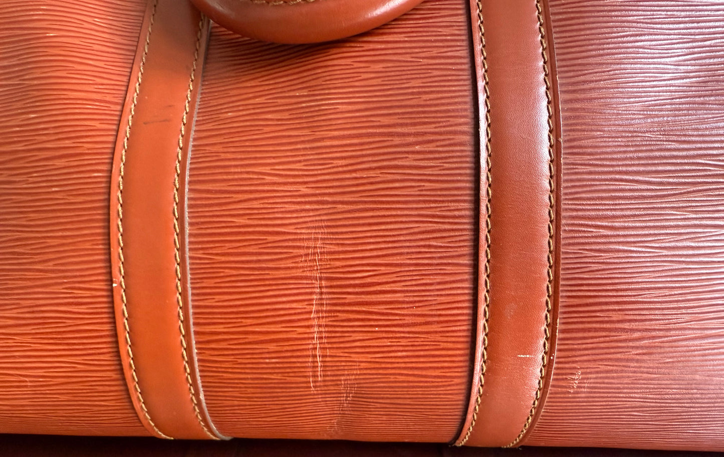 Louis Vuitton Keepall 45 Epi Leder