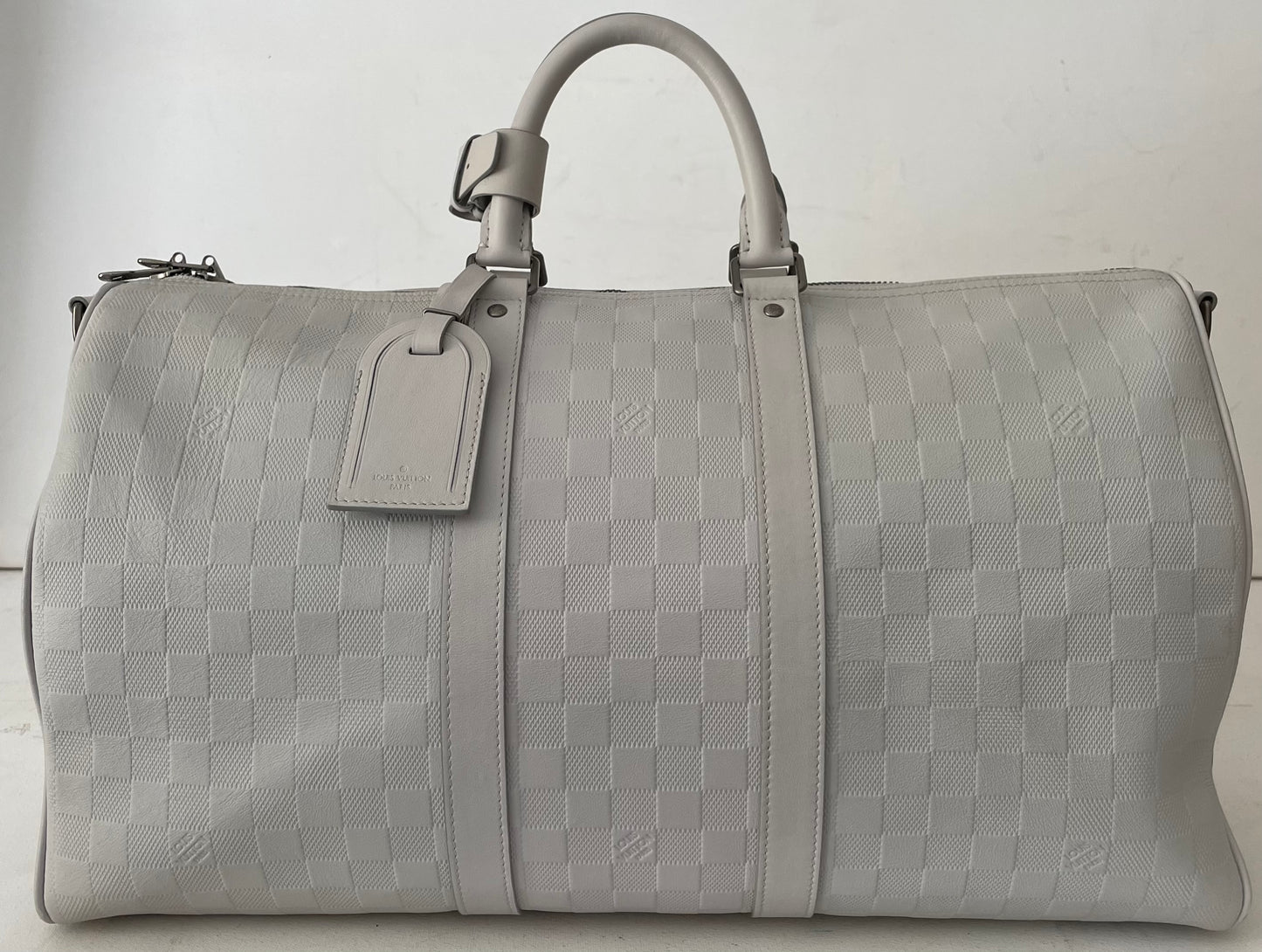 Louis Vuitton Keepall 45 Infini Damier Bandouliere Weiß