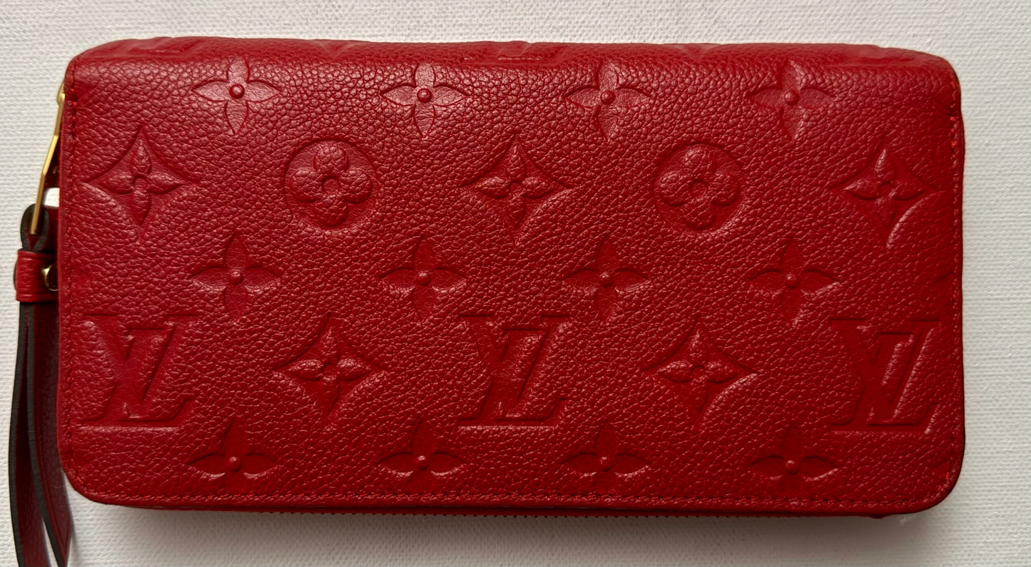 Louis Vuitton Zippy Monogram Empreinte Leder