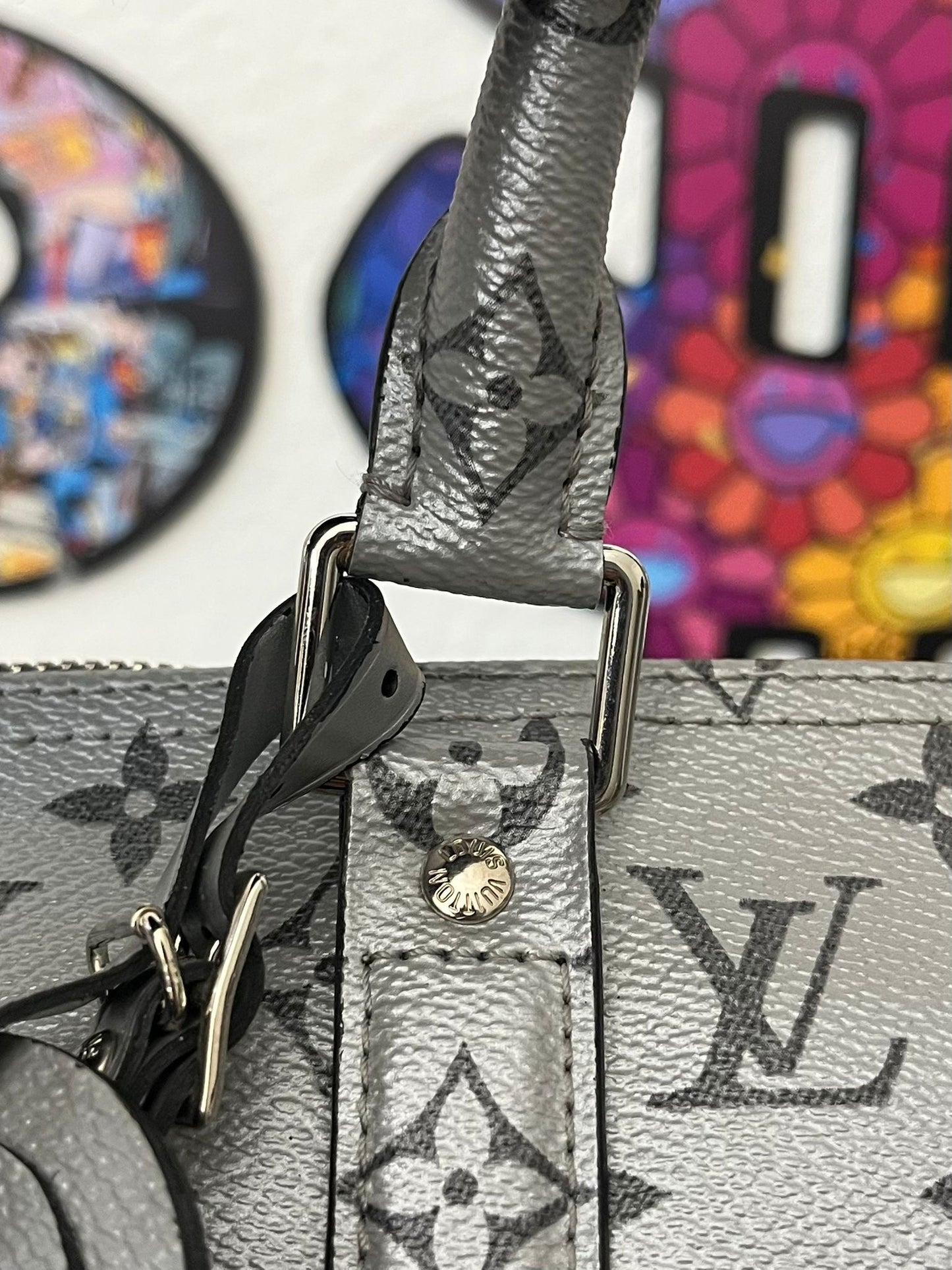 Louis Vuitton Keepall 50 Bandouliere Silver - Limitiertes Modell
