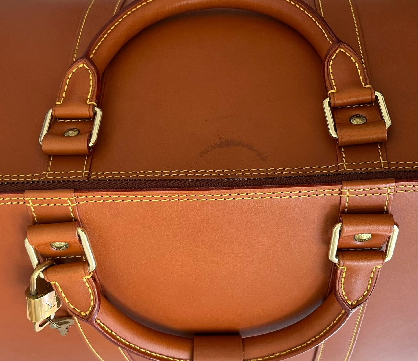 Louis Vuitton Keepall 65 Special Order Nomad Leder
