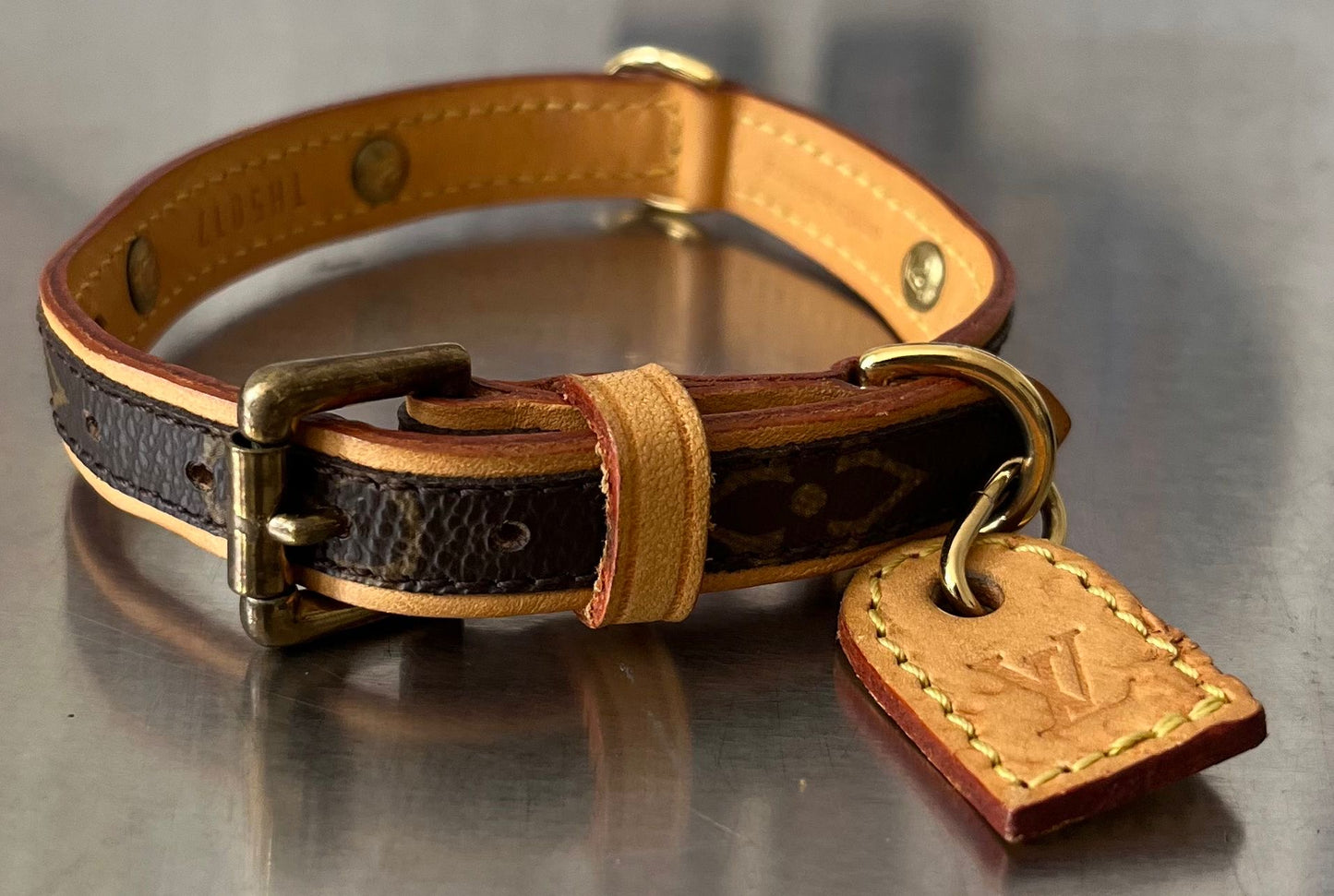 Louis Vuitton Baxter MM Leine mit Halsband