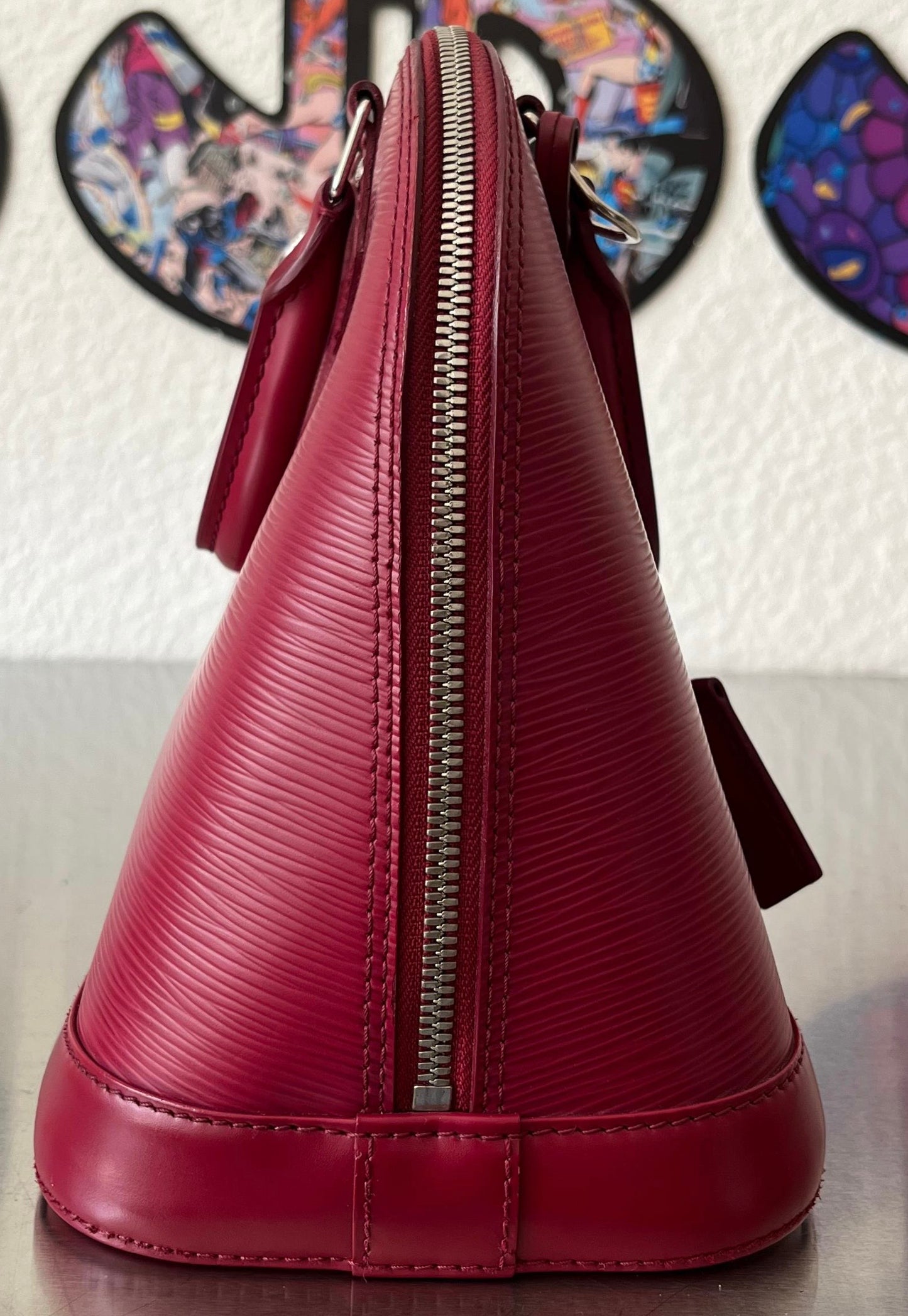 Louis Vuitton Alma PM Epi Fuchsia