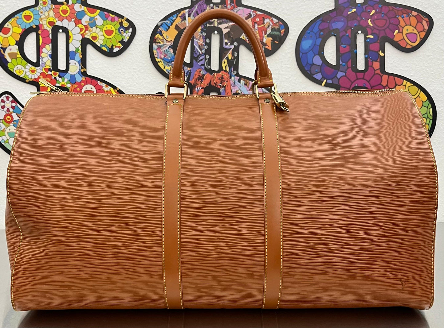 Louis Vuitton Keepall 55 Epi Leder