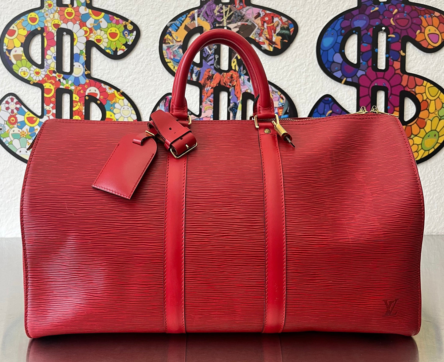 Louis Vuitton Keepall 45 Epi Leder