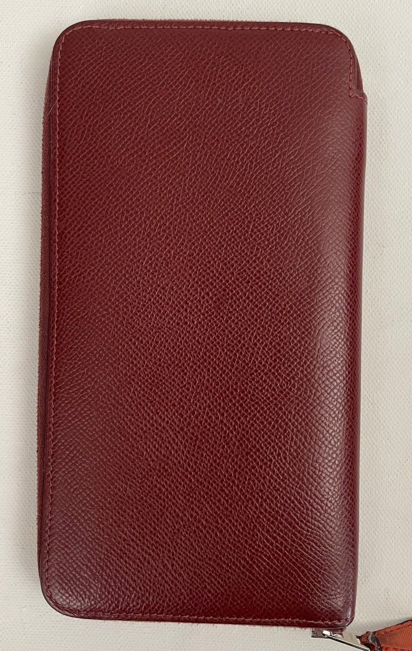 Hermès Geldbörse Silk'in Epsom Rouge H