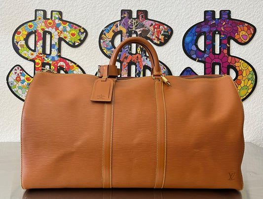 Louis Vuitton Keepall 55 Epi Leder