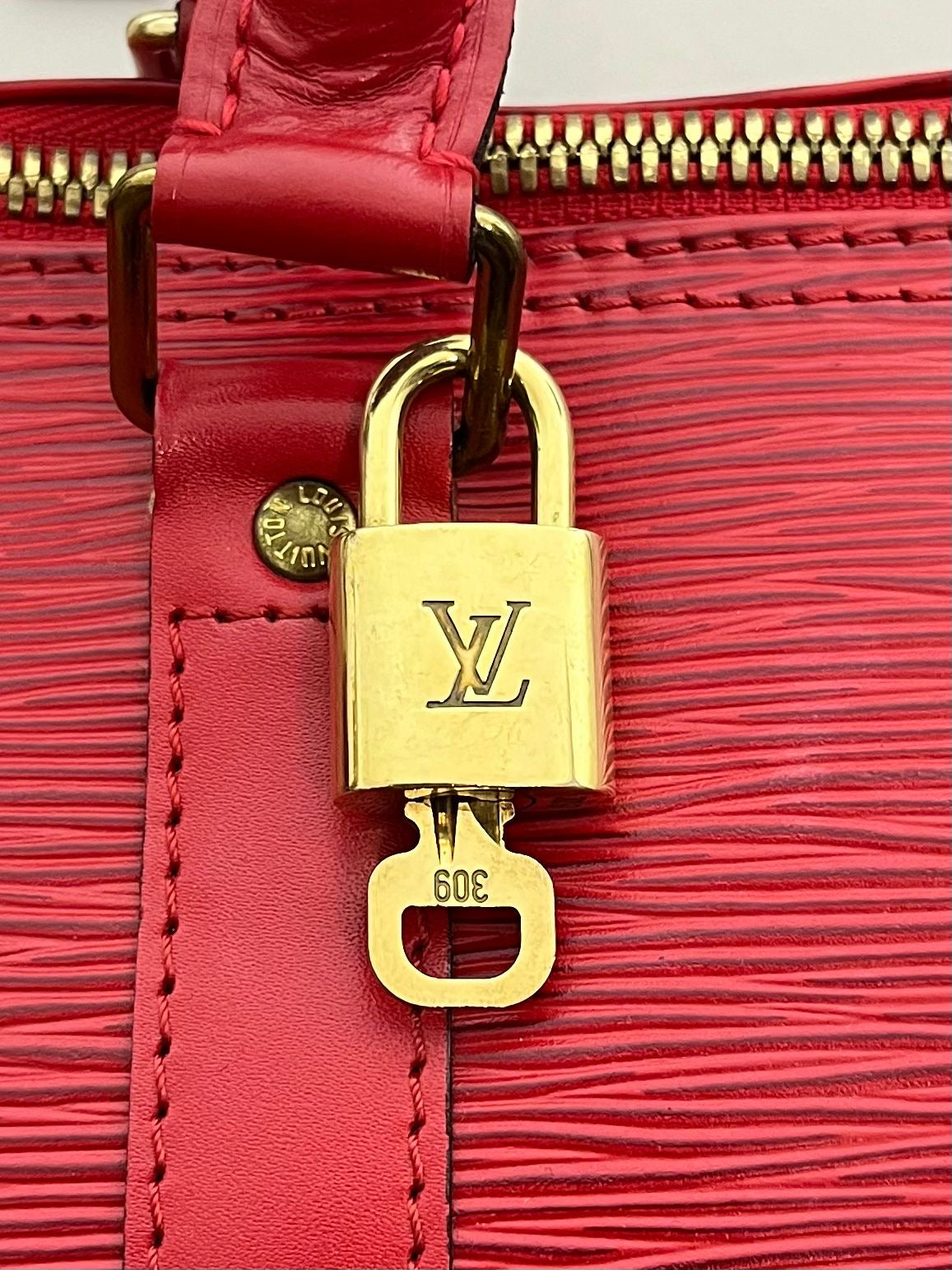 Louis Vuitton Keepall 45 Epi Leder