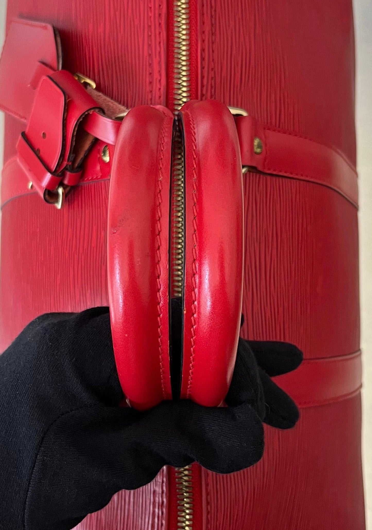 Louis Vuitton Keepall 45 Epi Leder