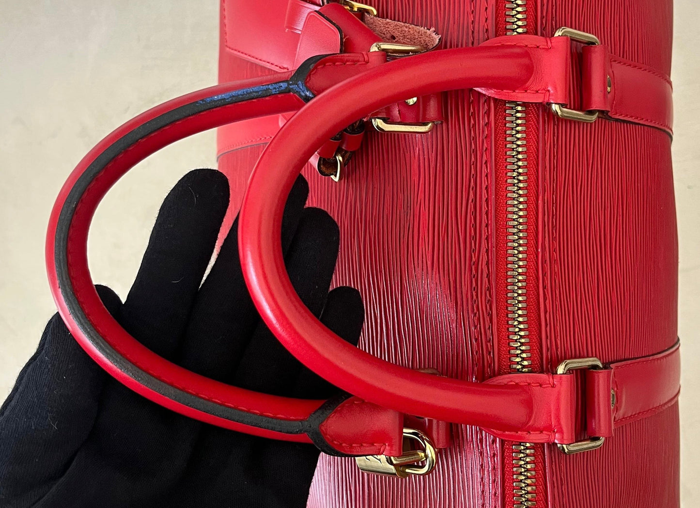 Louis Vuitton Keepall 45 Epi Leder