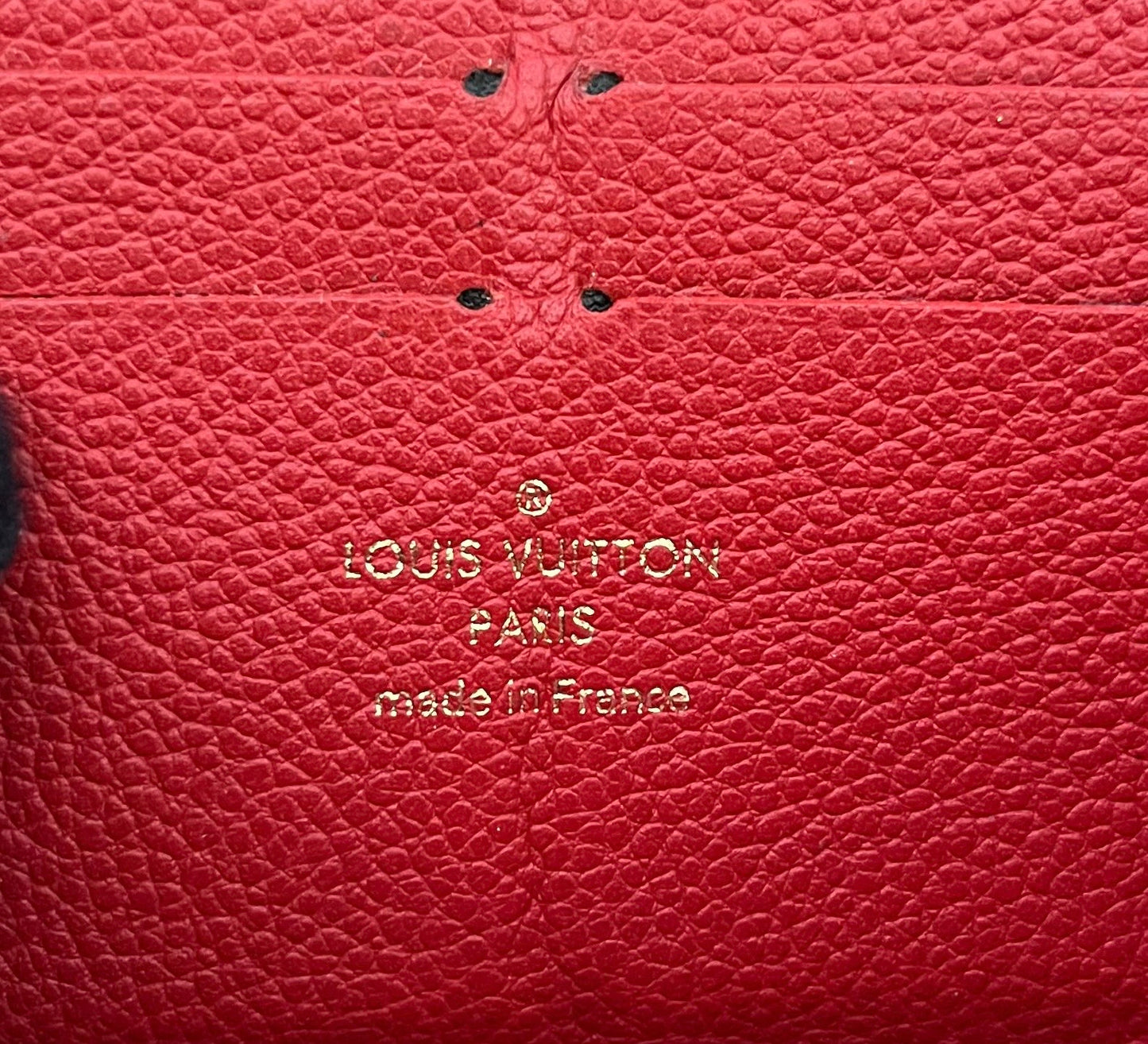 Louis Vuitton Zippy Monogram Empreinte Leder