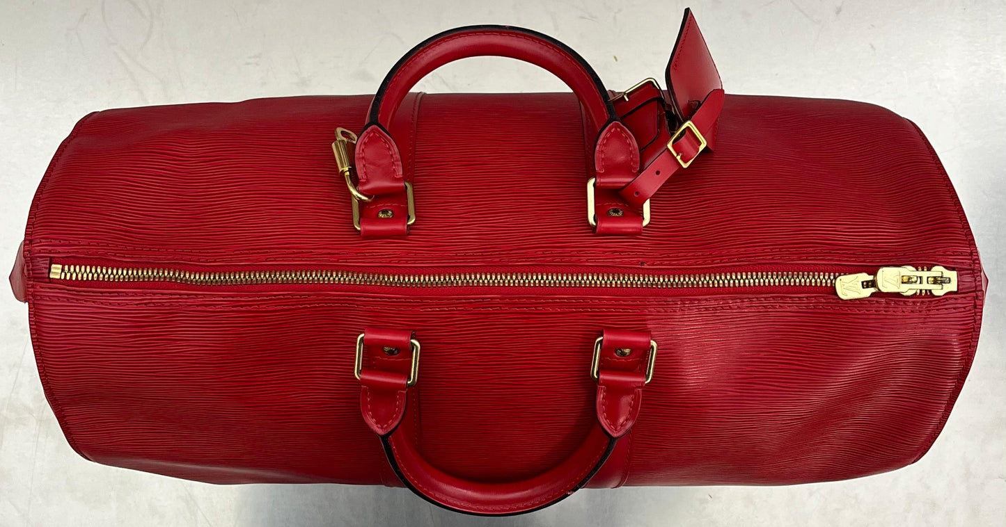 Louis Vuitton Keepall 45 Epi Leder