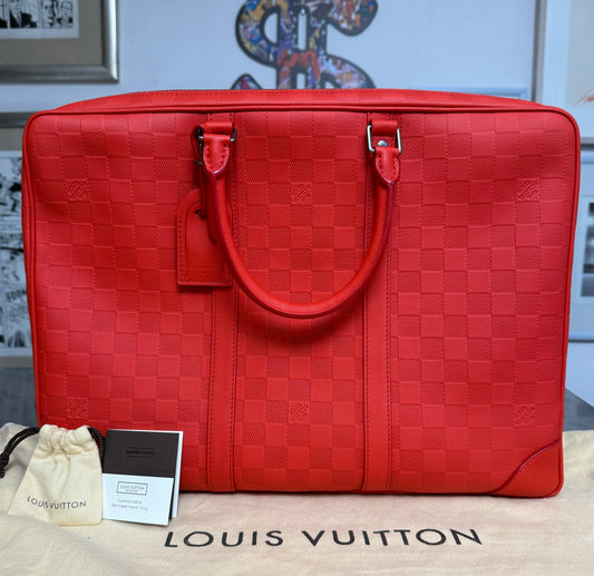 Louis Vuitton Infini Damier Porte Documents Voyage