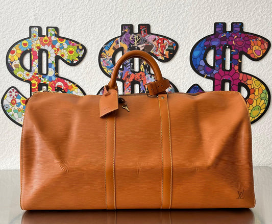 Louis Vuitton Keepall 55 Epi Leder