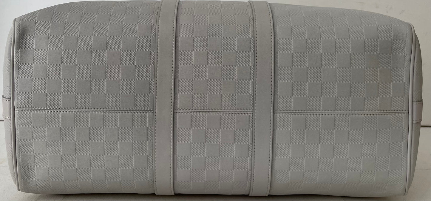 Louis Vuitton Keepall 45 Infini Damier Bandouliere Weiß