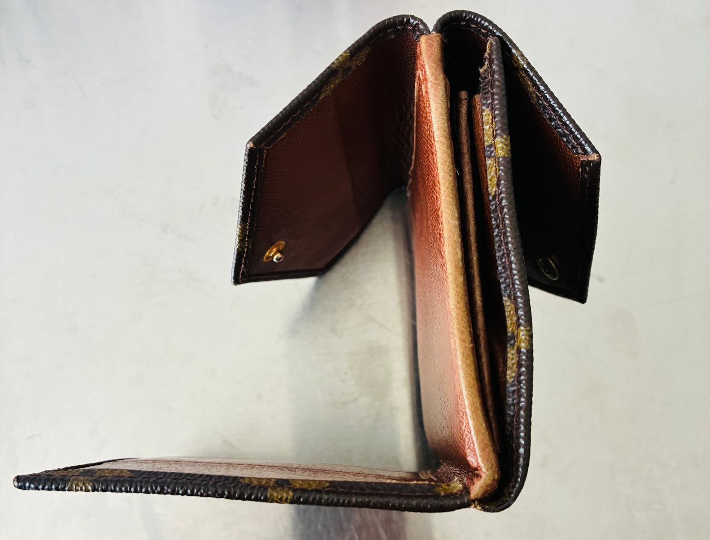 Louis Vuitton Double Bifold Monogramm Geldbörse