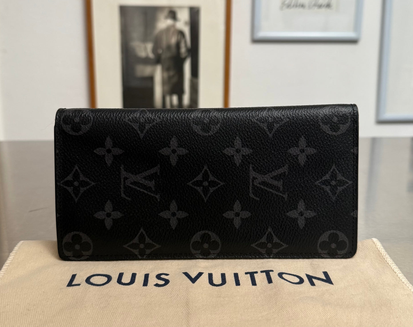 Louis Vuitton Brazza Monogram Eclipse