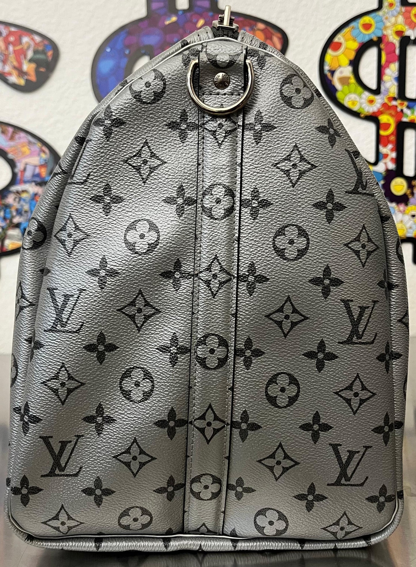 Louis Vuitton Keepall 50 Bandouliere Silver - Limitiertes Modell