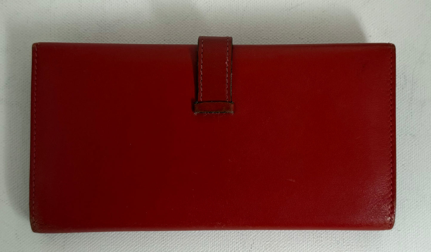 Hermès Geldbörse Béarn Rouge Vif Box Calf