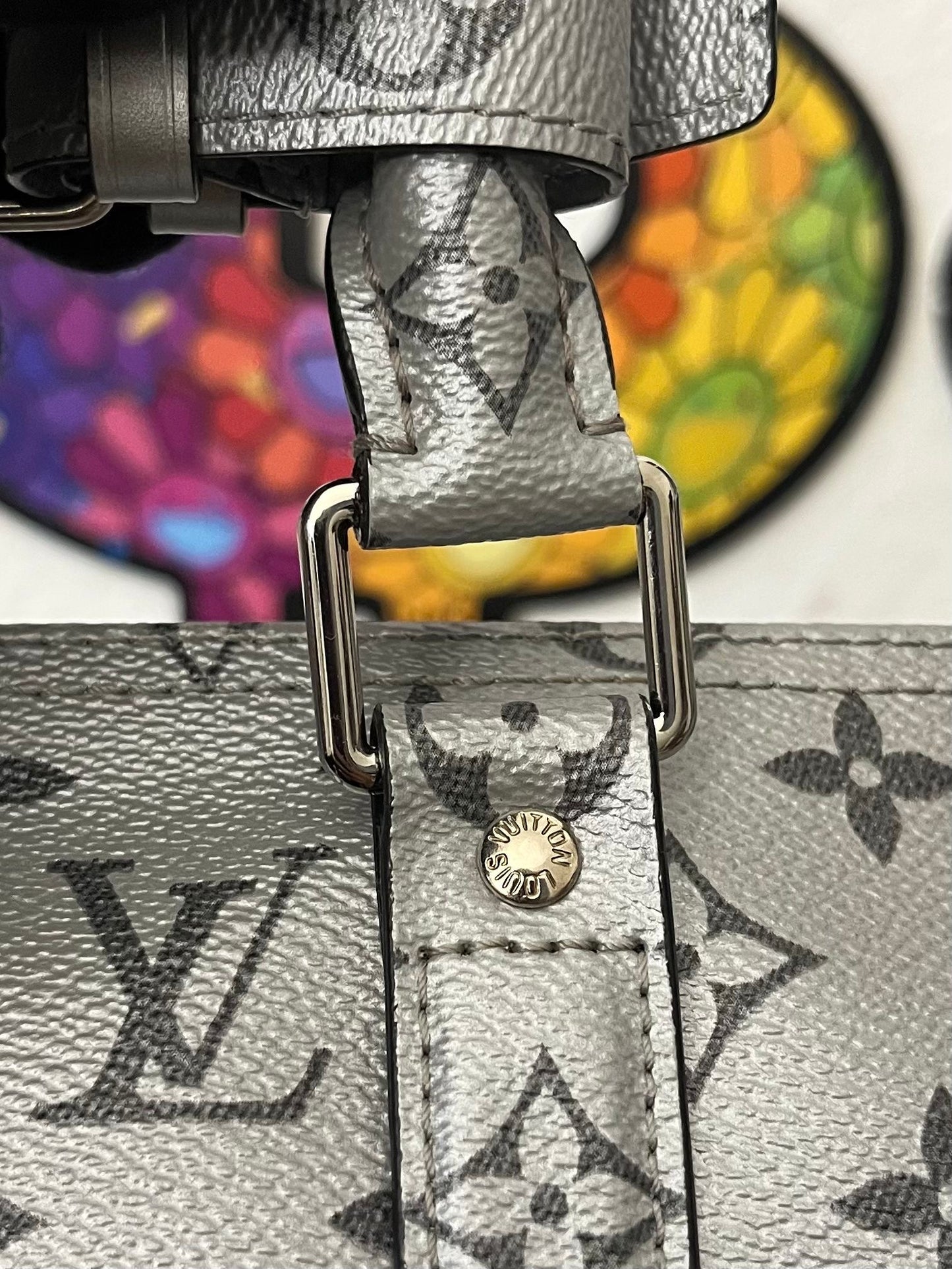 Louis Vuitton Keepall 50 Bandouliere Silver - Limitiertes Modell