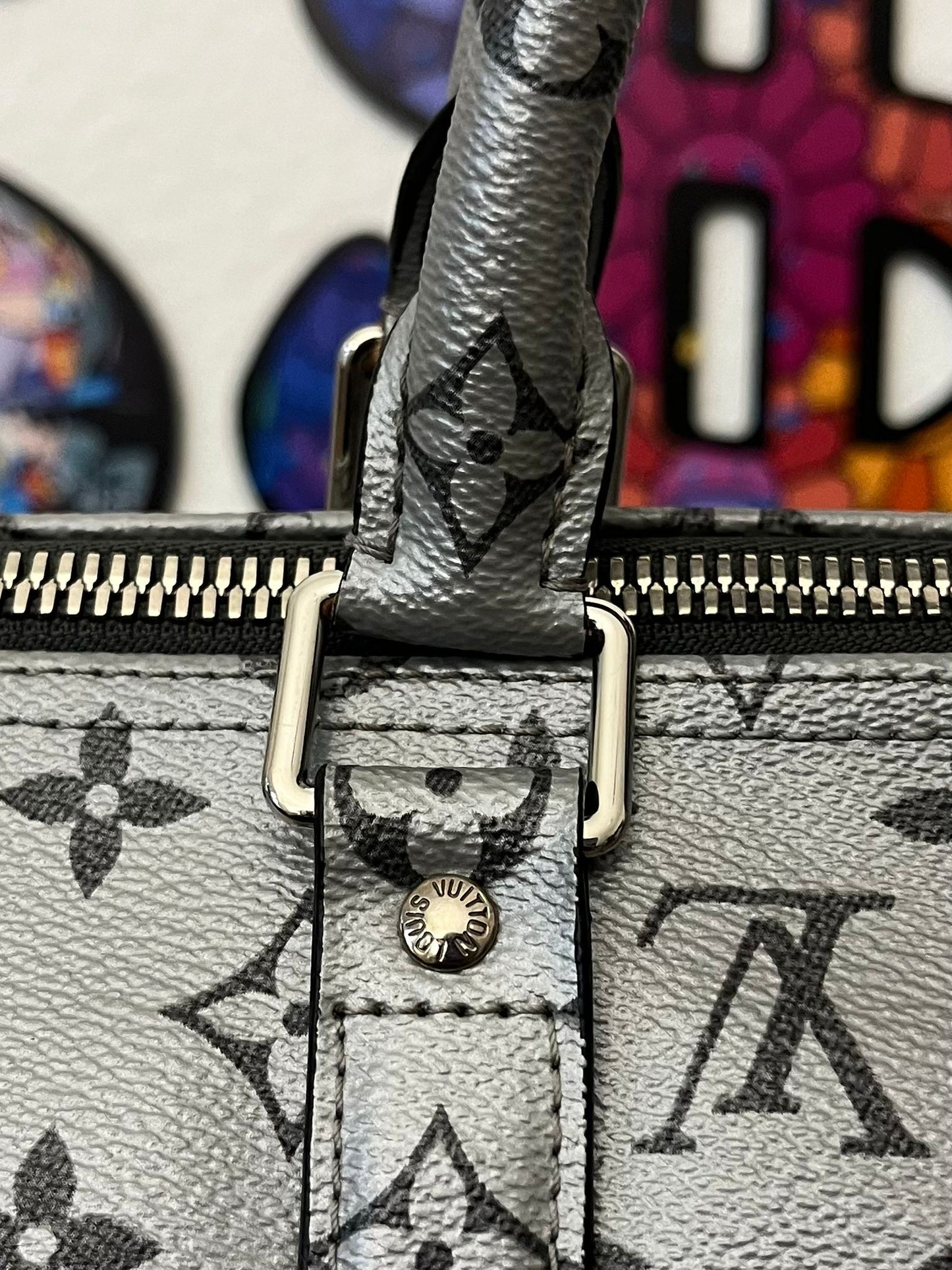 Louis Vuitton Keepall 50 Bandouliere Silver - Limitiertes Modell