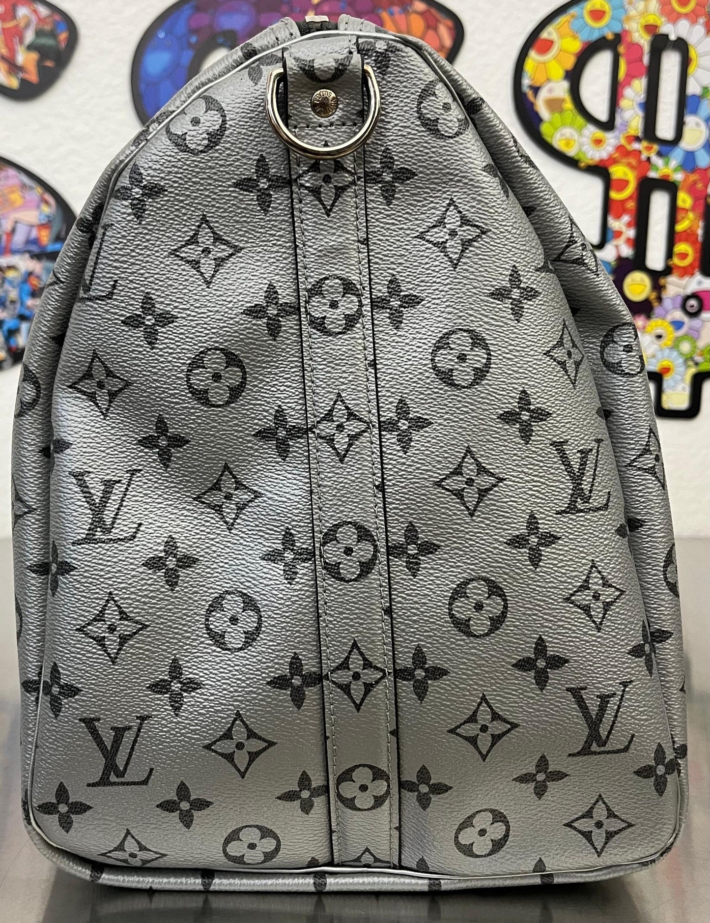 Louis Vuitton Keepall 50 Bandouliere Silver - Limitiertes Modell