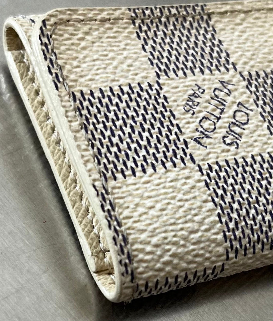 Louis Vuitton Schlüssel Etui Damier Azur