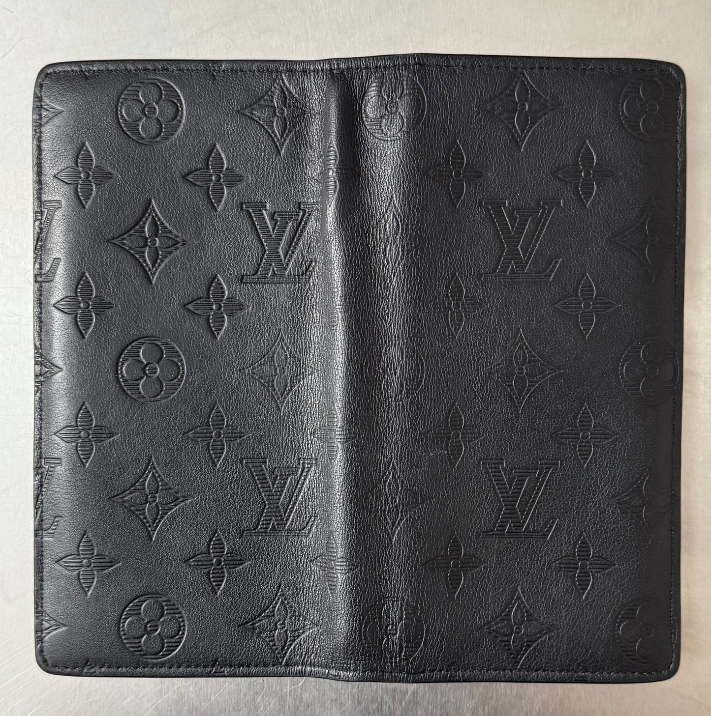 Louis Vuitton Brazza Monogram Shadow Leder