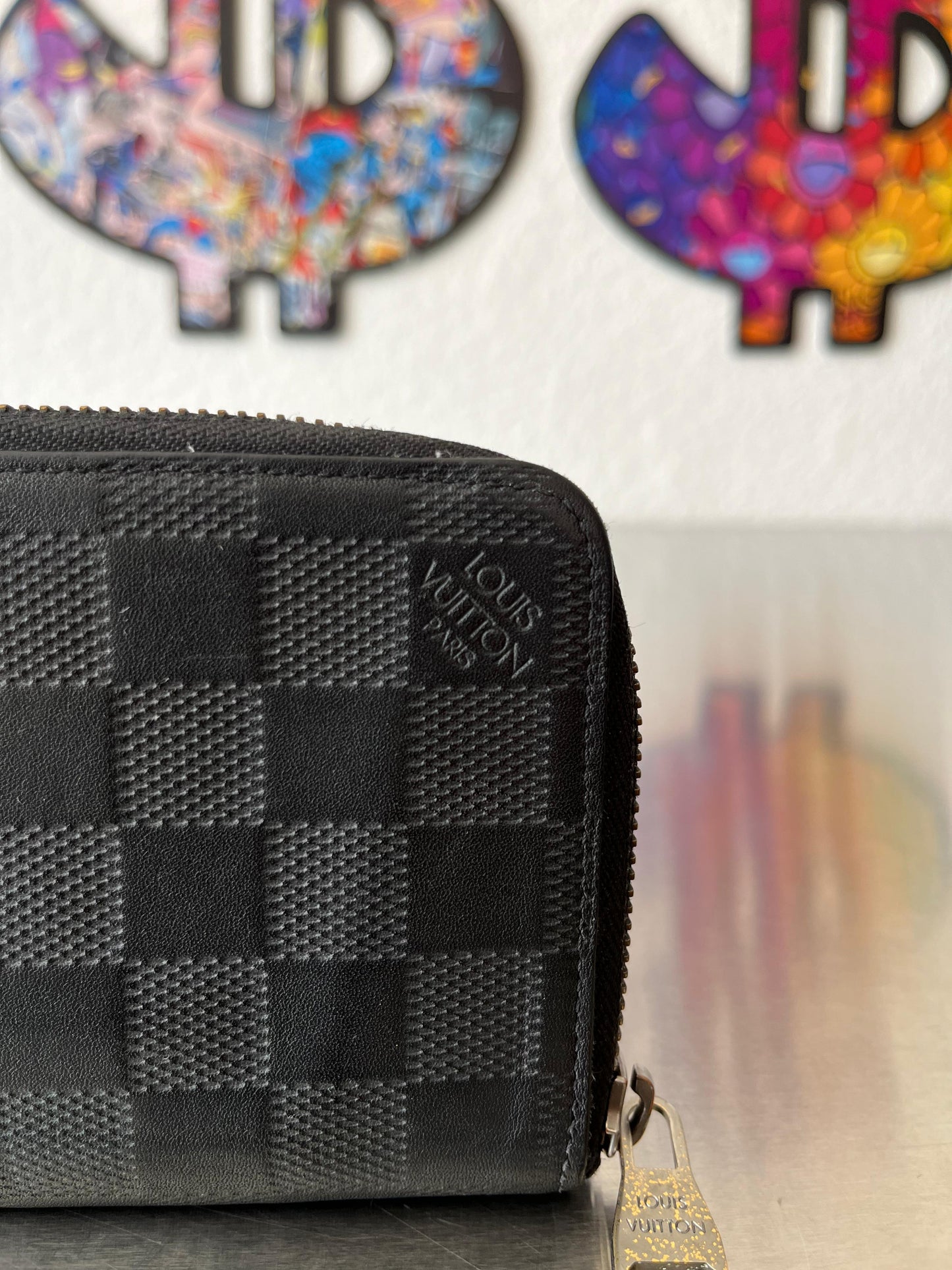 Louis Vuitton Zippy Vertical Infini Leder