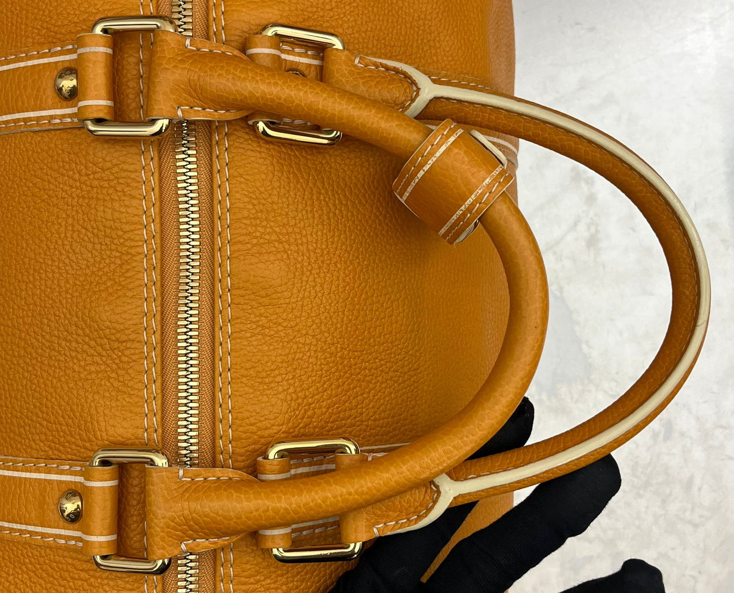 Louis Vuitton Keepall 50 Tobago Leder