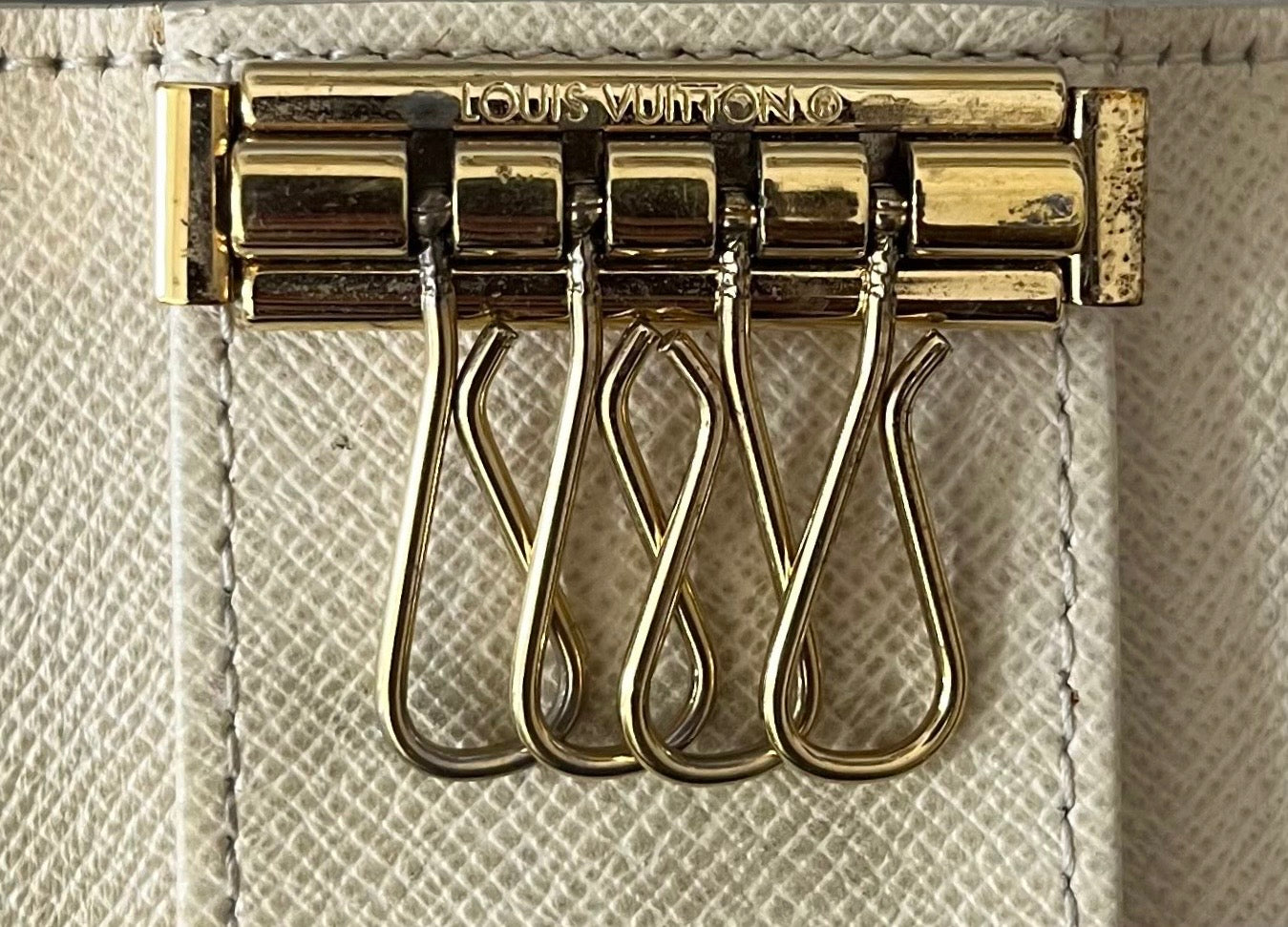 Louis Vuitton Schlüssel Etui Damier Azur