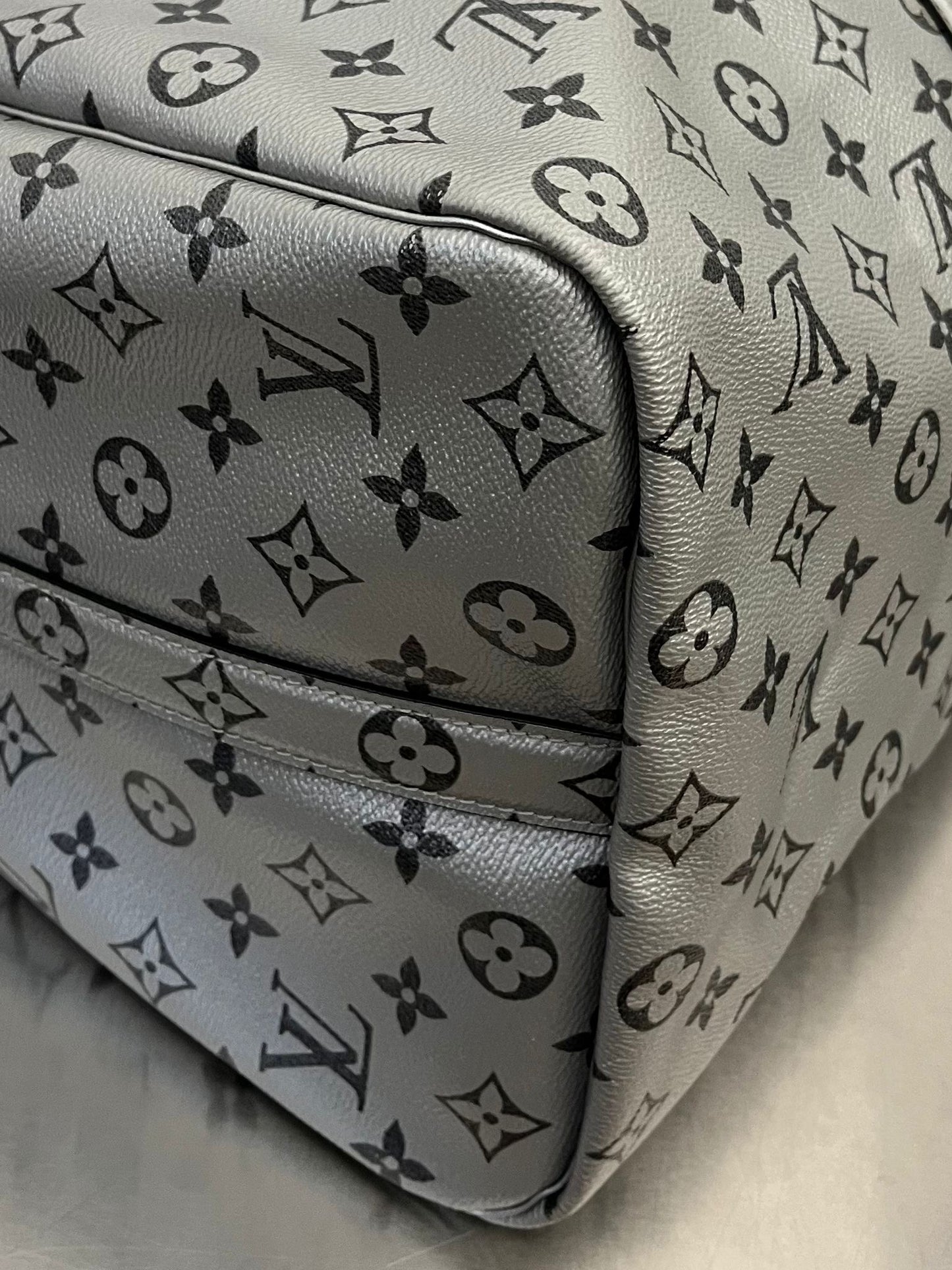 Louis Vuitton Keepall 50 Bandouliere Silver - Limitiertes Modell