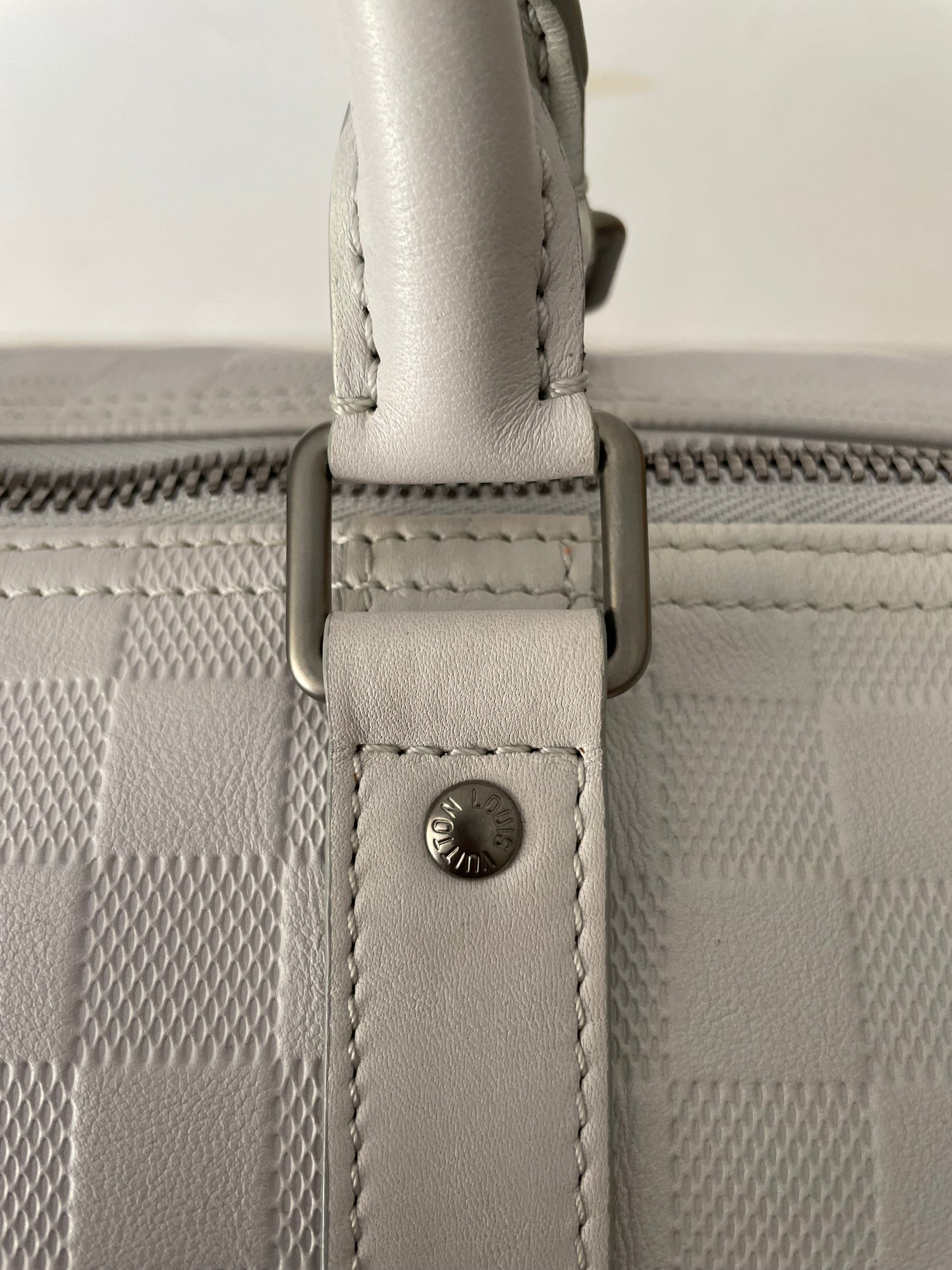 Louis Vuitton Keepall 45 Infini Damier Bandouliere Weiß