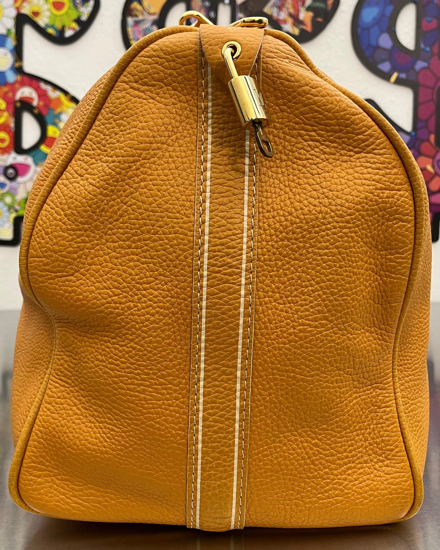 Louis Vuitton Keepall 50 Tobago Leder