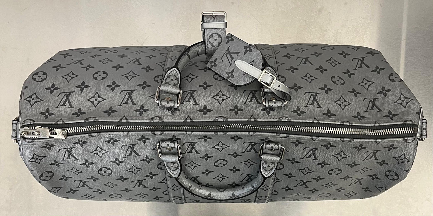 Louis Vuitton Keepall 50 Bandouliere Silver - Limitiertes Modell
