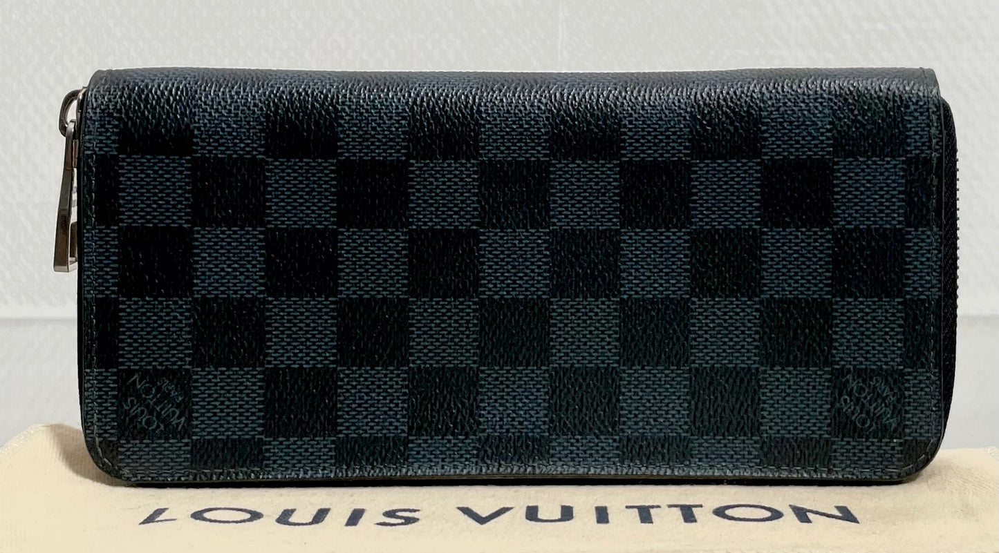 Louis Vuitton Zippy Vertical Damier Cobalt